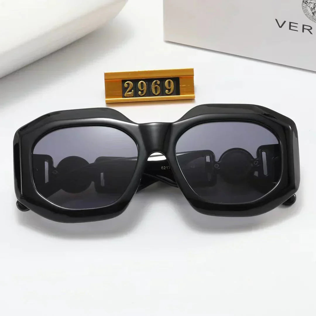 9-color fashion lion head polarized sunglasses
