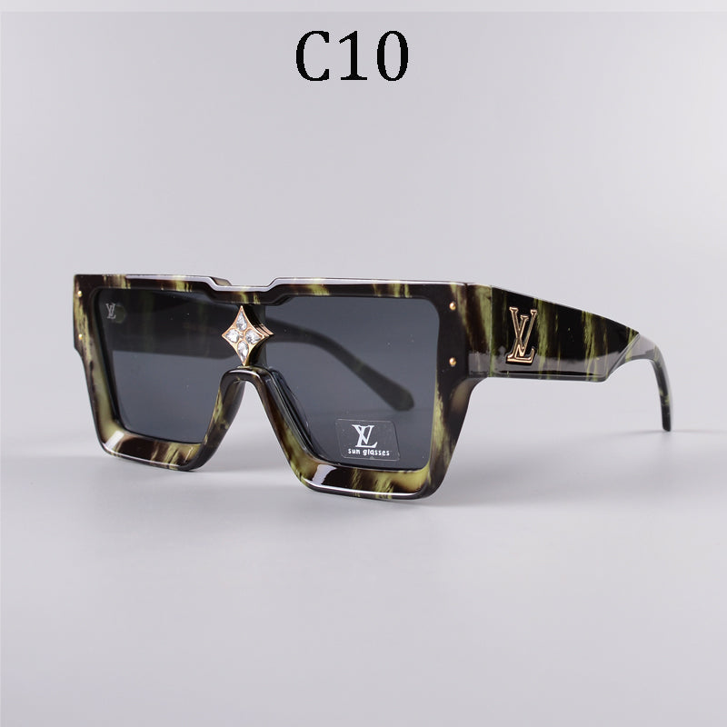 Square frame unisex sunglasses 1486
